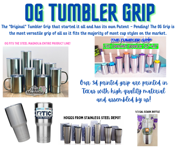 Covered SINGLE Magnetic Cup Turner with Tumbler Grips